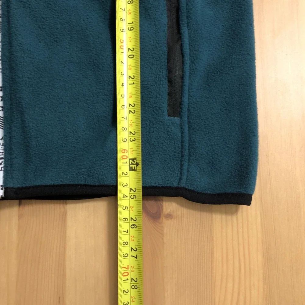 Philadelphia Eagles NFL Team Apparel Full Zip Fleece Vest Men's Sz S Green